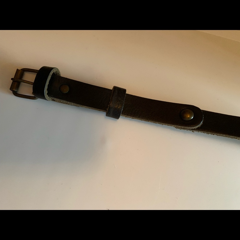 Unique black belt with studs
